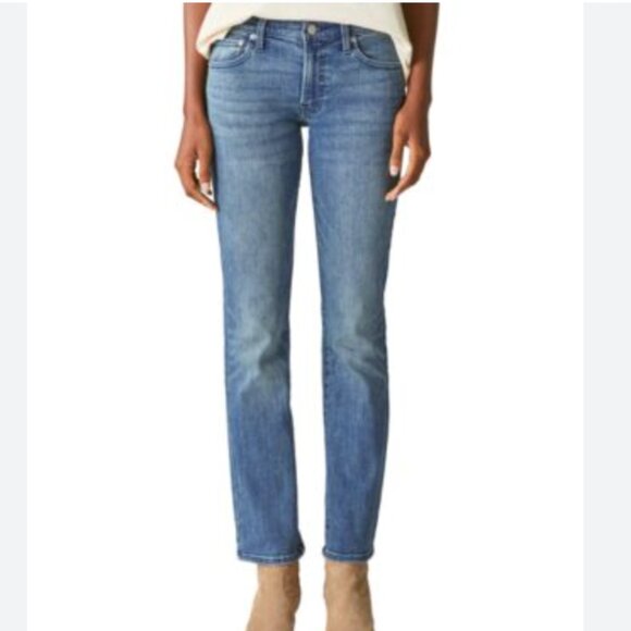 Lucky Brand Sweet Straight Leg Jeans mid-rise medium wash Gemini - Picture 1 of 9